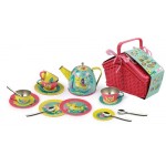 Tea Set Tin In Picnic Basket 18pcs - Tiger 